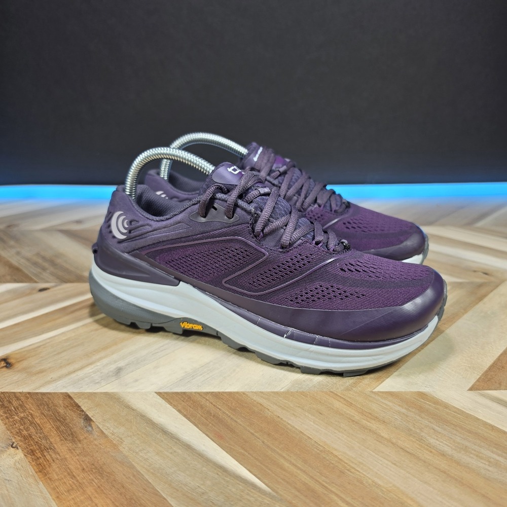 Topo Ultraventure 2 Mesh Vibram Trail Runner Hiking Sneaker Purple Womens Sz 8